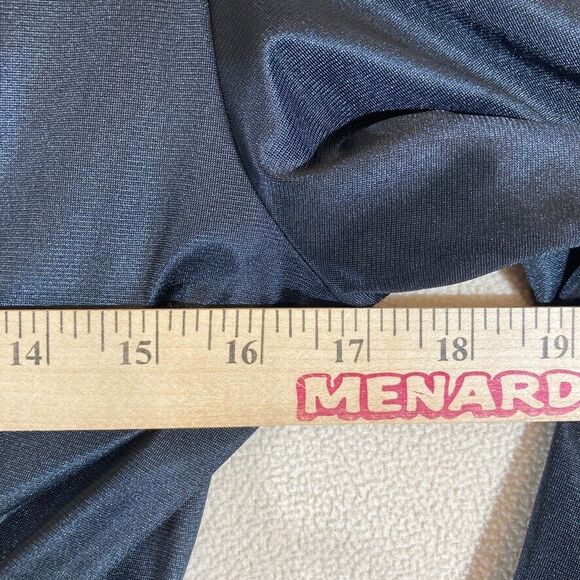 VTG Sheer Madness Dressing Robe Duster Gown S/M Black Wrap Romantic Sexy‎ - Picture 6 of 8